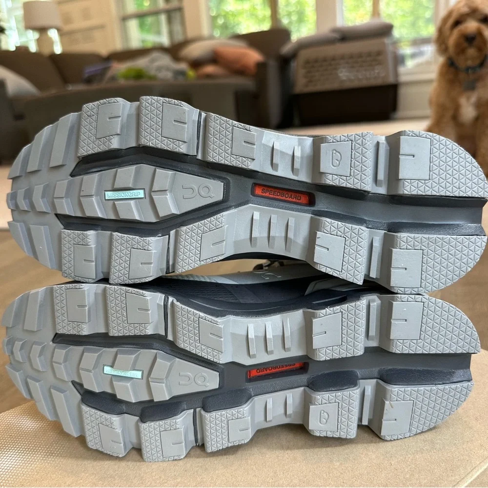 ON WOMEN’S CLOUDROCK 2 WATERPROOF GLACIER ECLIPSE Size 9 - Picture 8 of 11